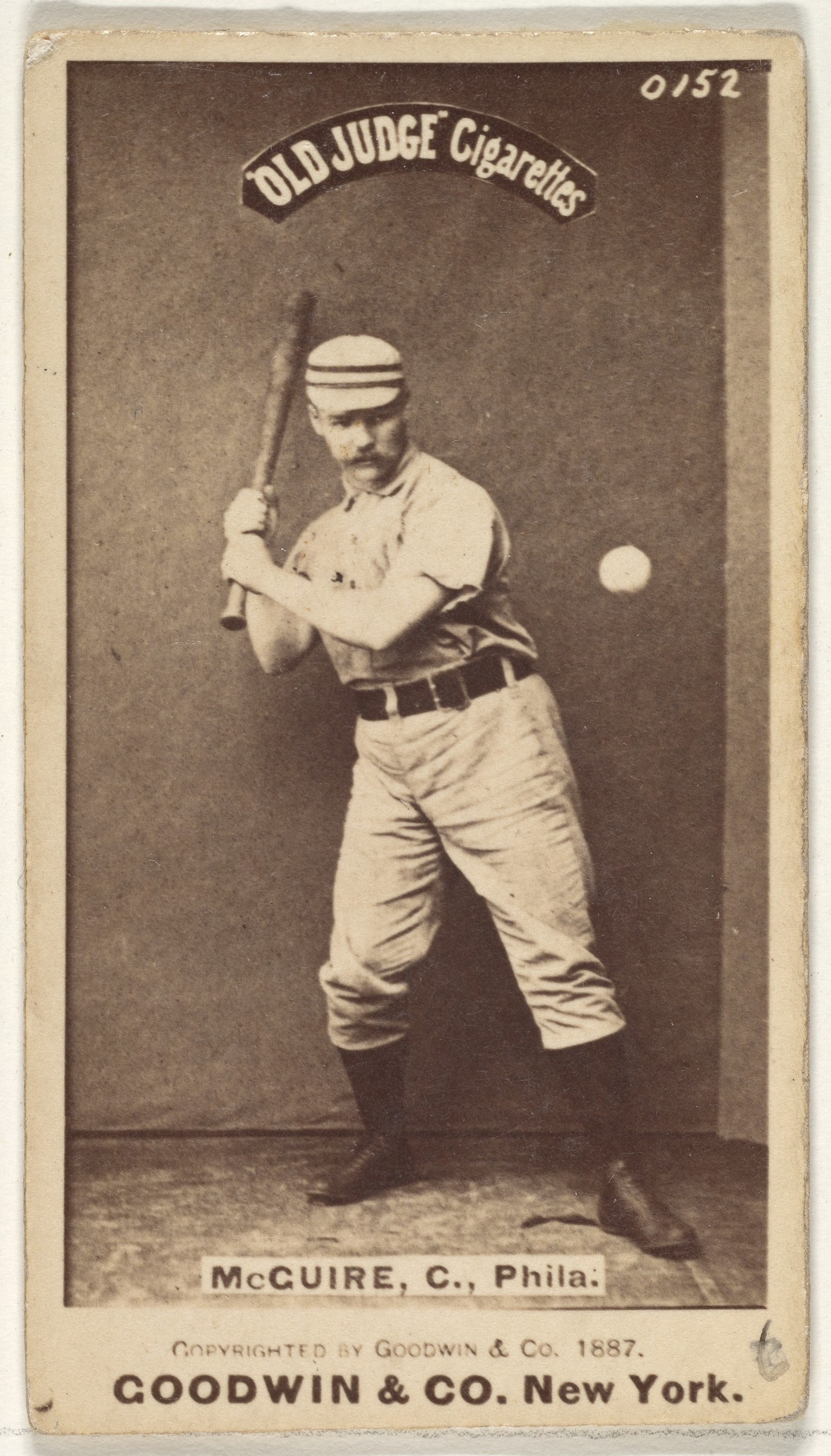 1887 Old Judge Baseball Player Card