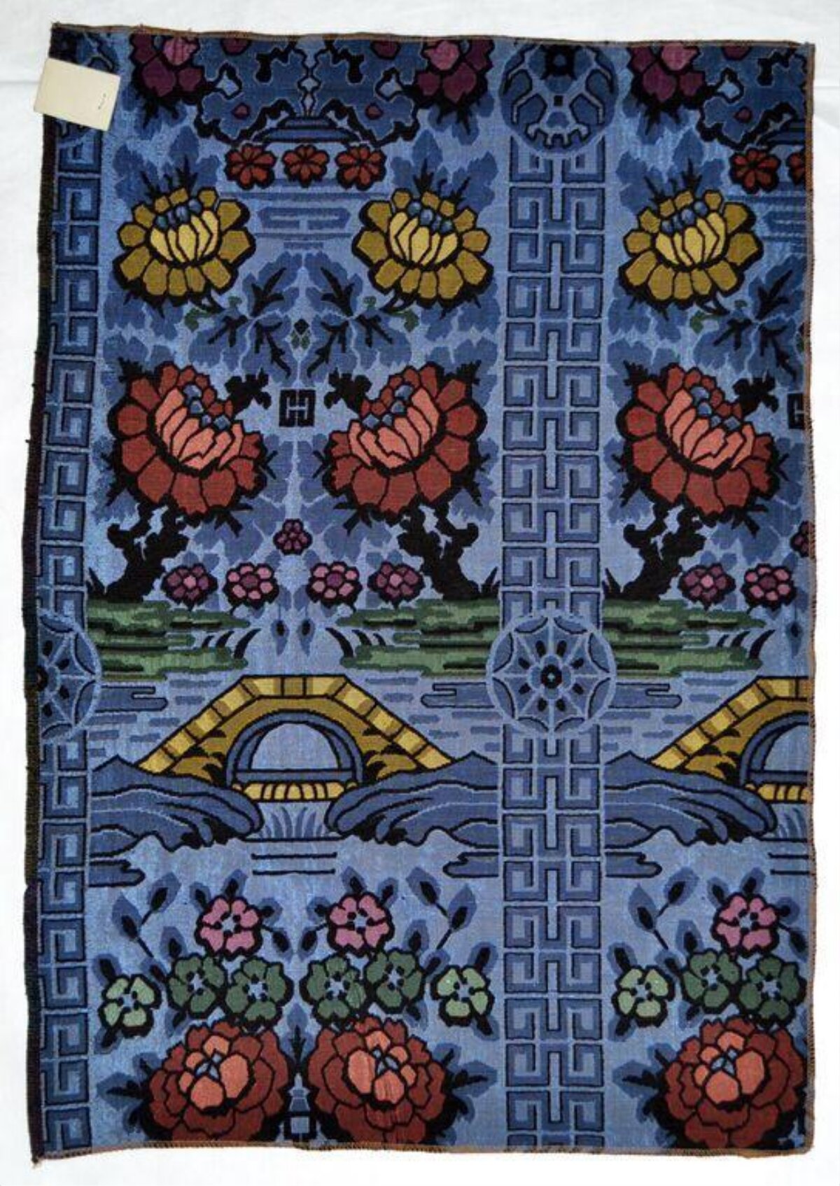 Chinese Style Floral Landscape Tapestry