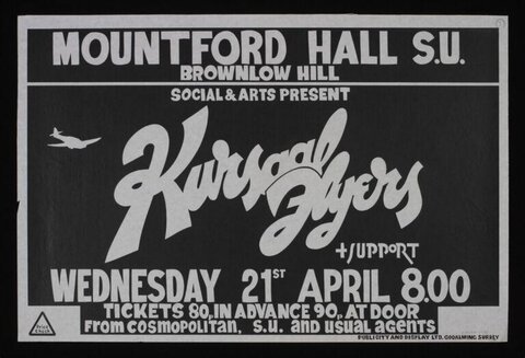 Vintage Kursaal Flyers Concert Poster