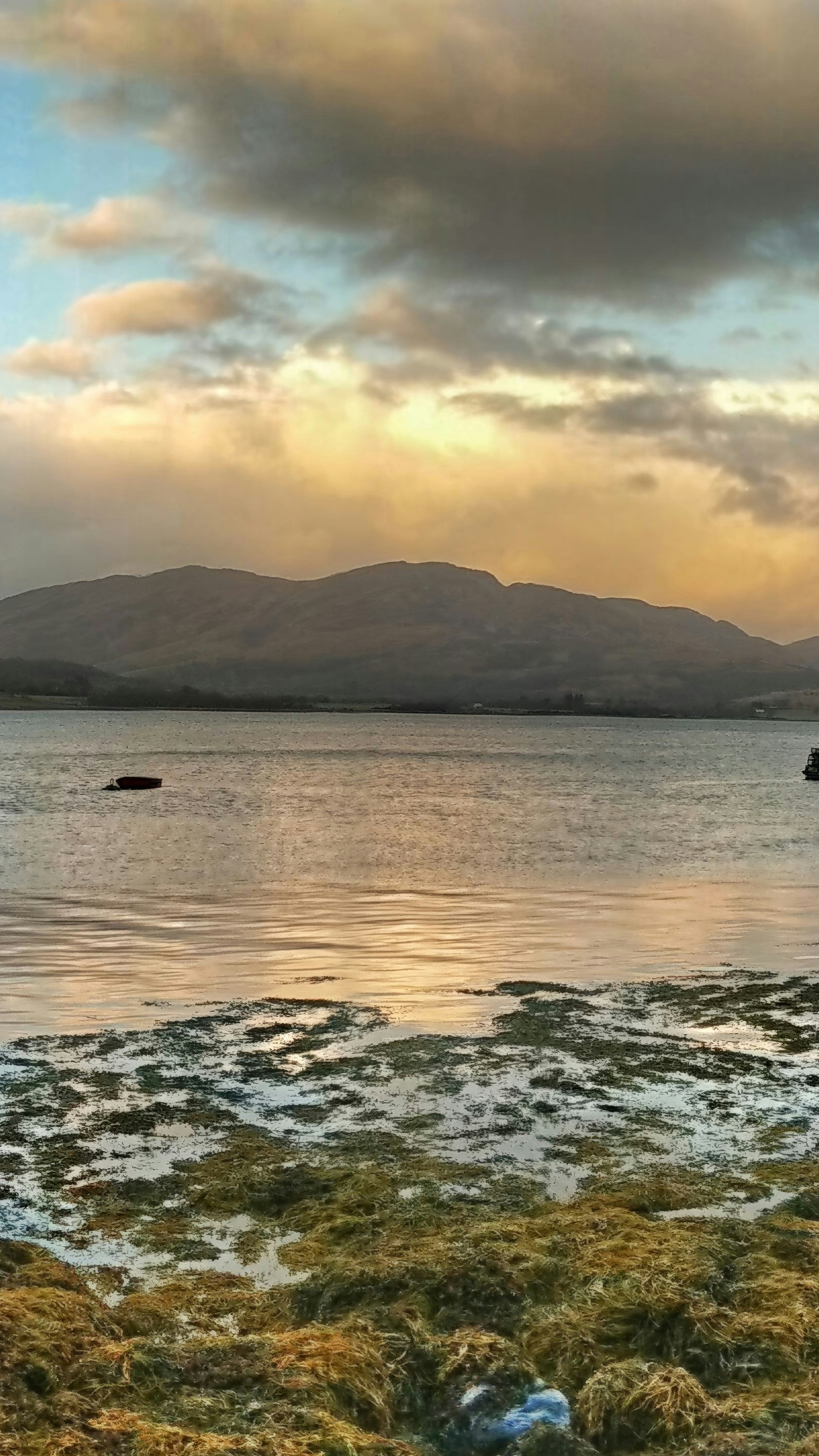 Lochside Mountain Sunset View