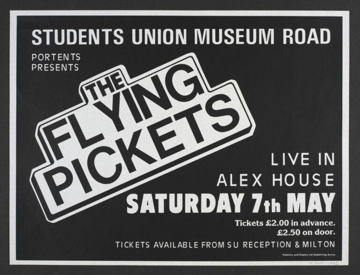 The Flying Pickets Concert Poster