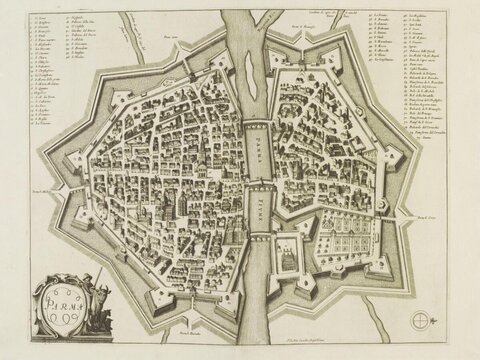 Antique Map of Parma