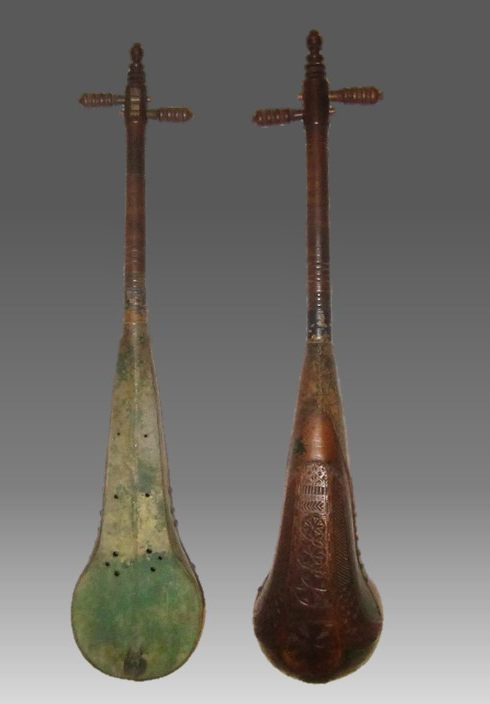 Two Antique Traditional String Instruments