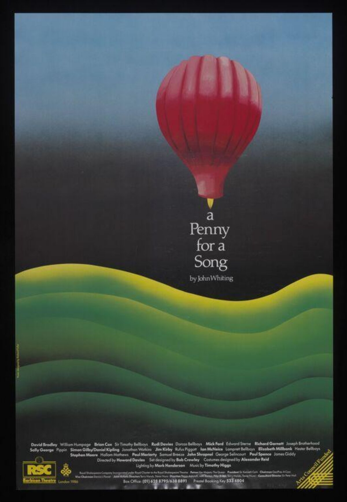 A Penny for a Song Theatre Poster