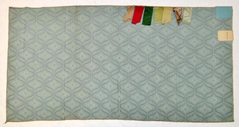 Light Blue Fabric Sample Board