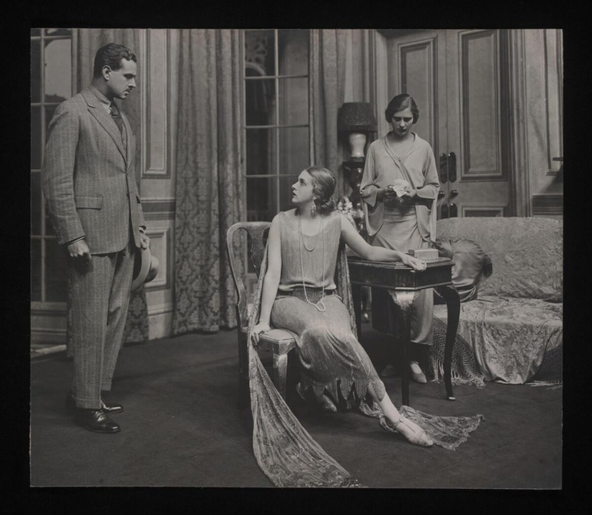 1920s Stage Play Scene Photograph
