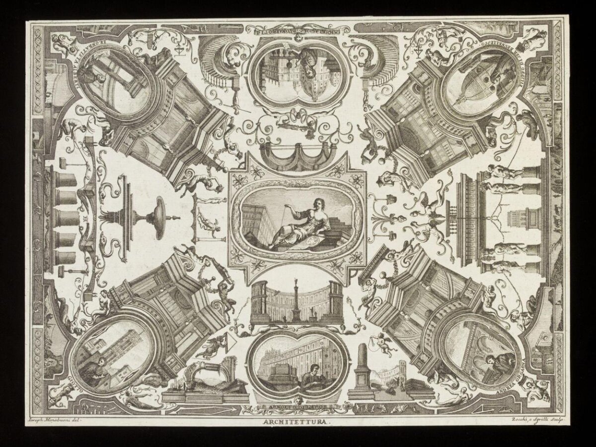Vintage Architectural Engraving