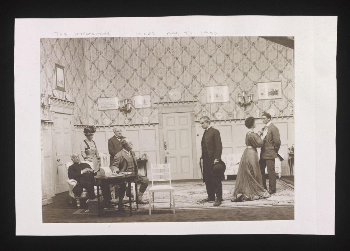 1907 The Hypocrites Stage Scene