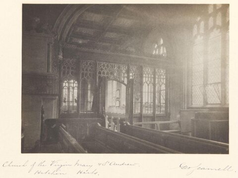 Interior of St Mary and St Andrew Church