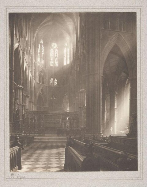Vintage Cathedral Interior View