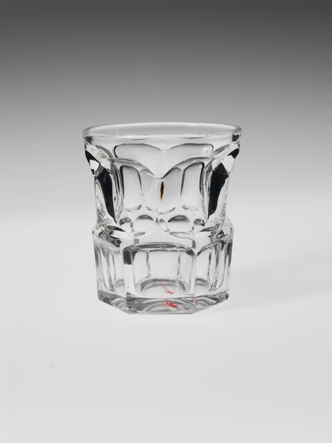 Clear Cut Glass Tumbler