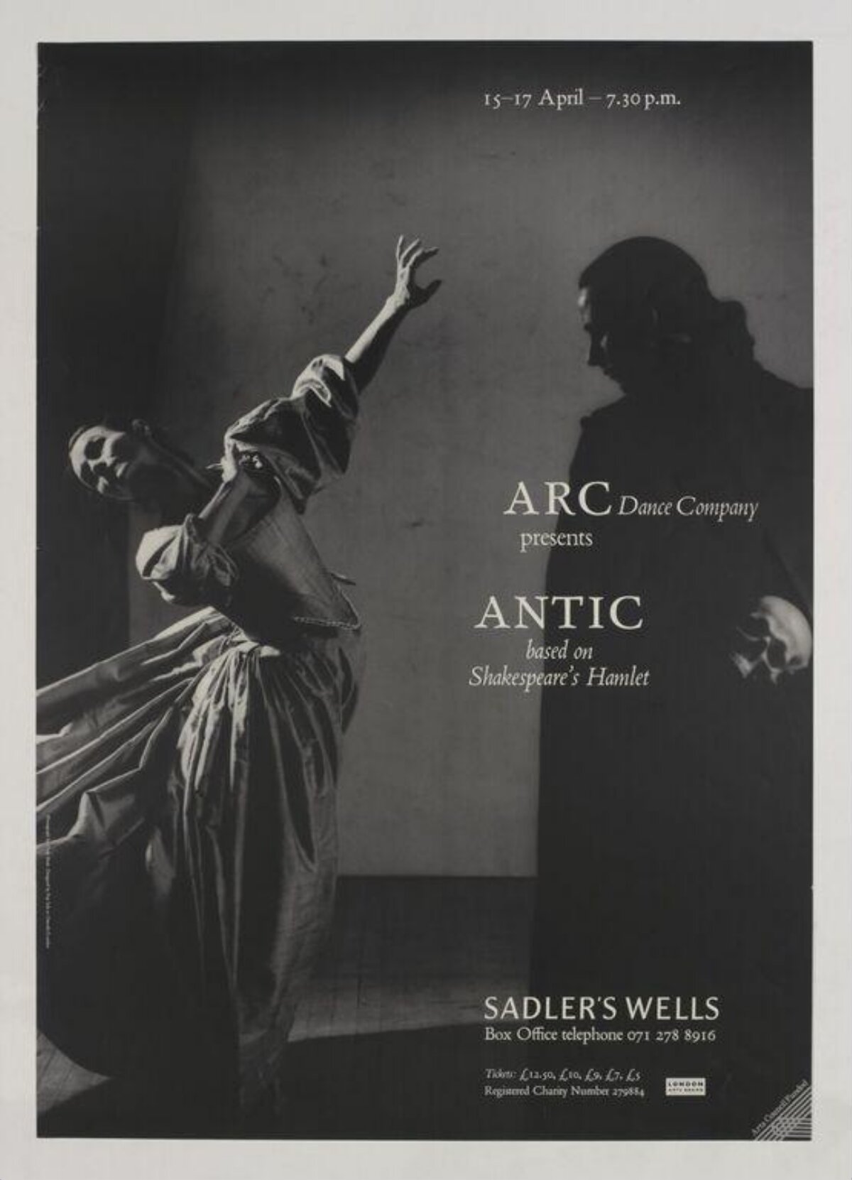 Antic Hamlet Dance Performance Poster