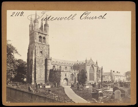 Vintage Photo of Tideswell Church