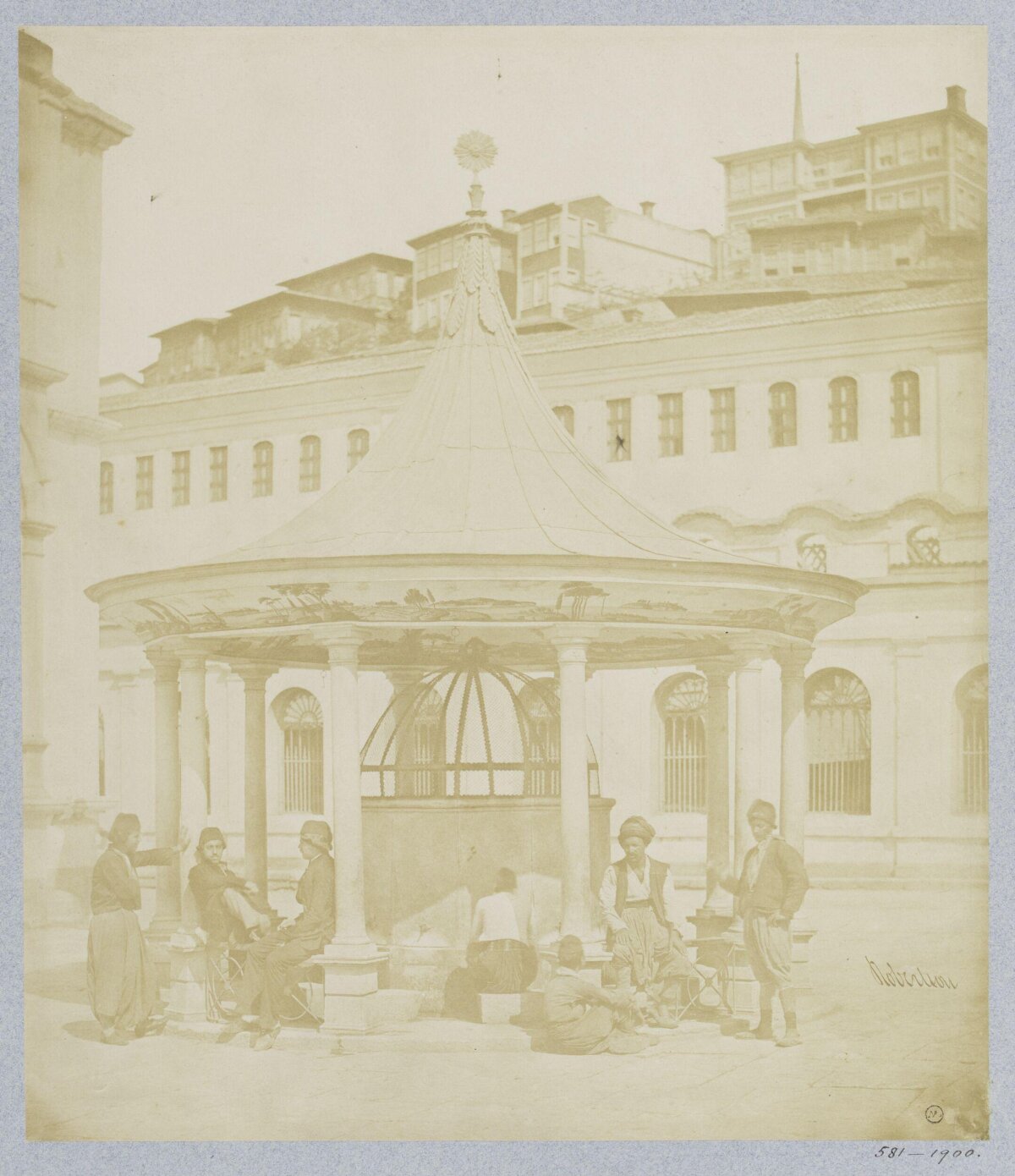 Mosque Courtyard Fountain Scene