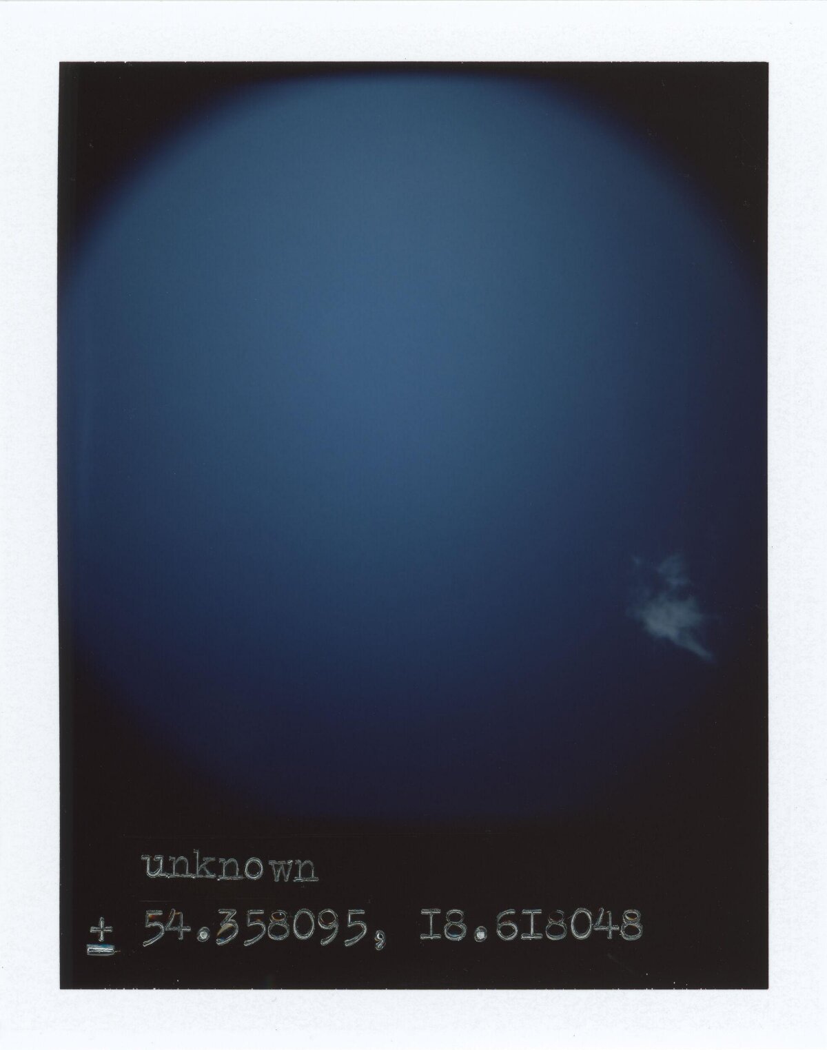 Blue Sky At Given Coordinates