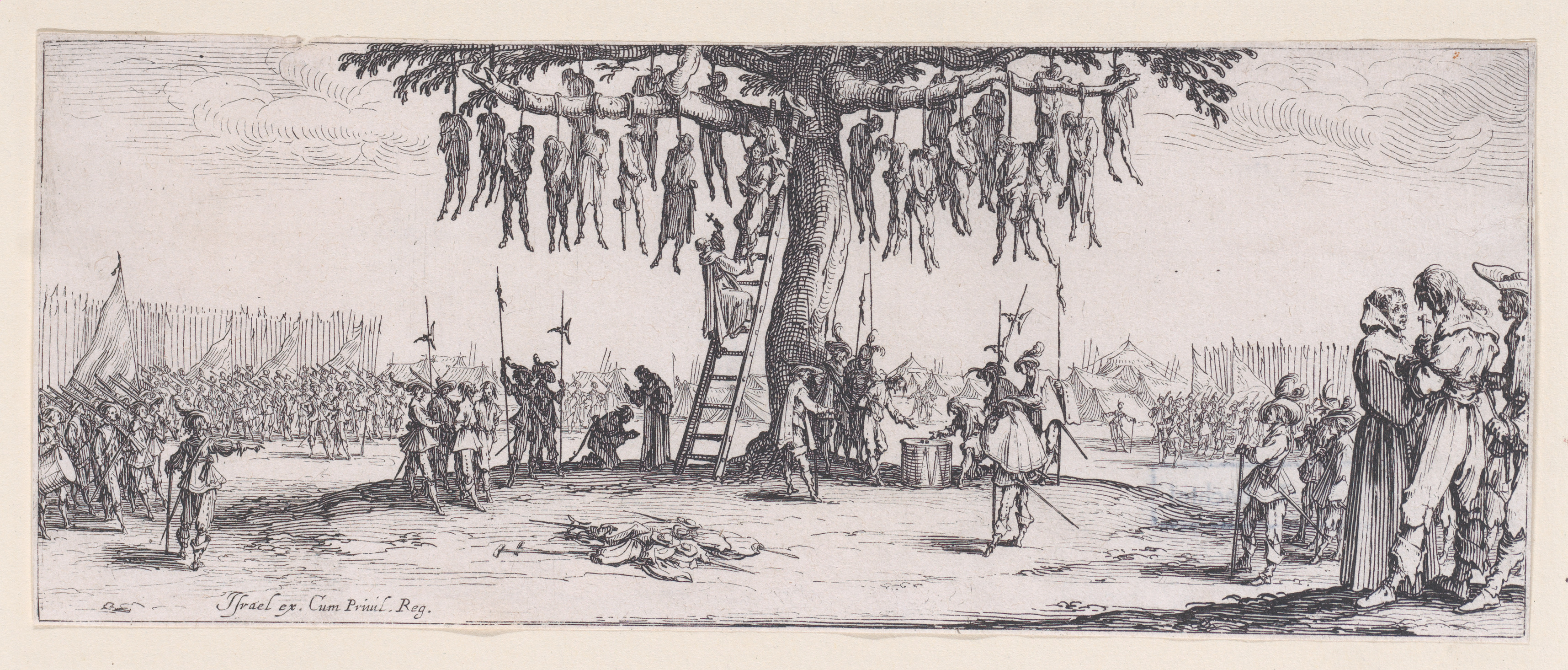 Mass Hanging Under a Large Oak Tree
