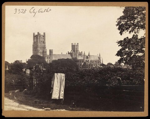 Ely Cathedral Vintage View