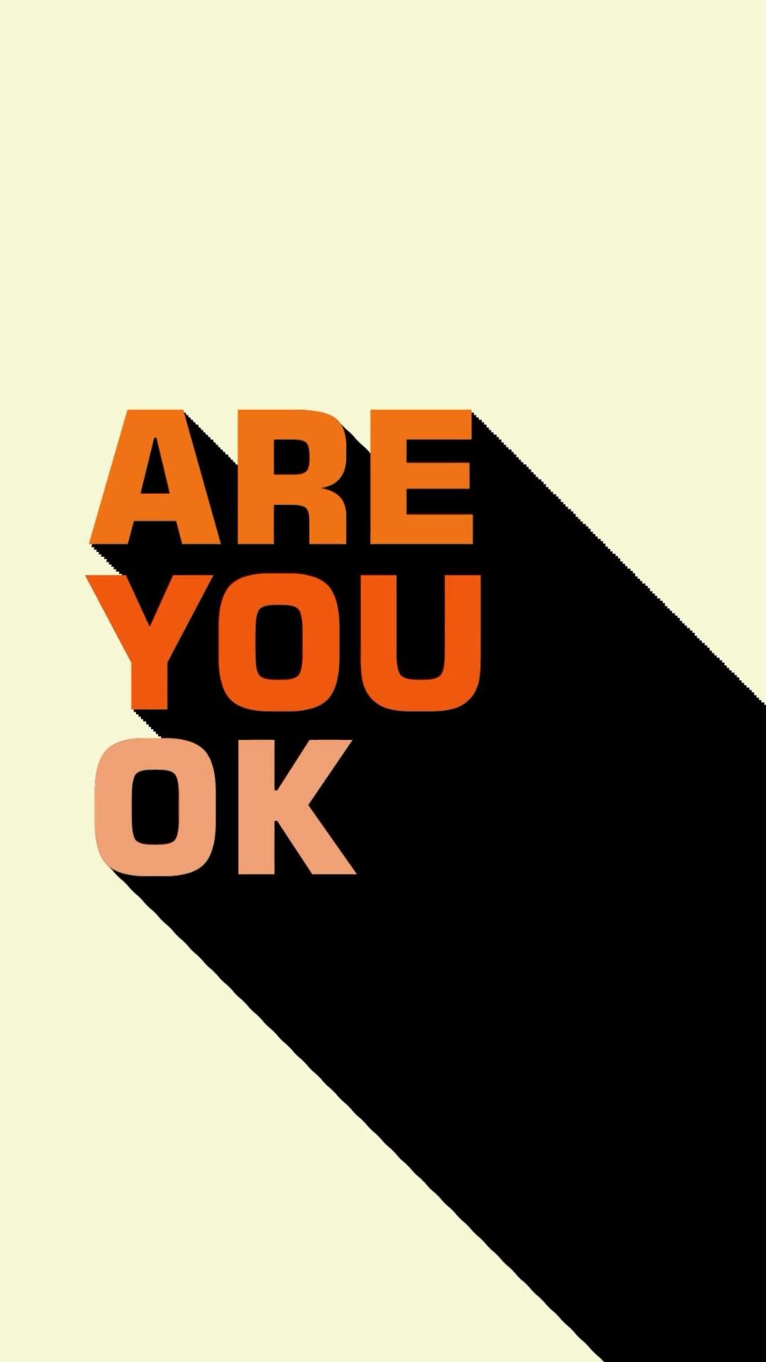 Are You OK Typographic Design