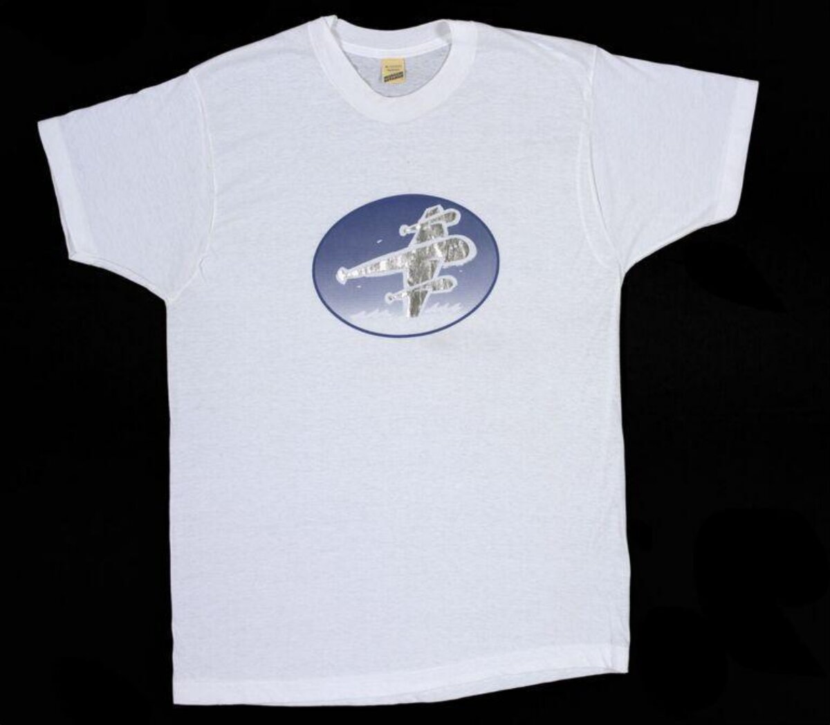 White Plane Graphic T-shirt