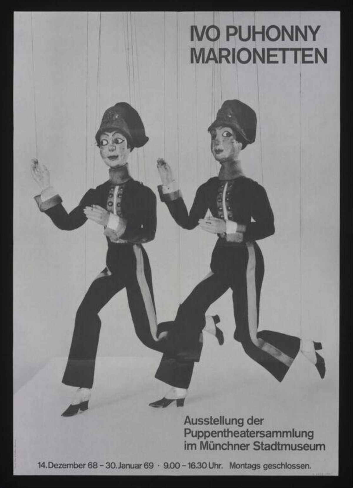 Ivo Puhonny Marionetten Exhibition Poster