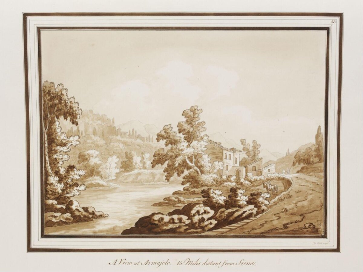 Landscape at Armajole near Siena