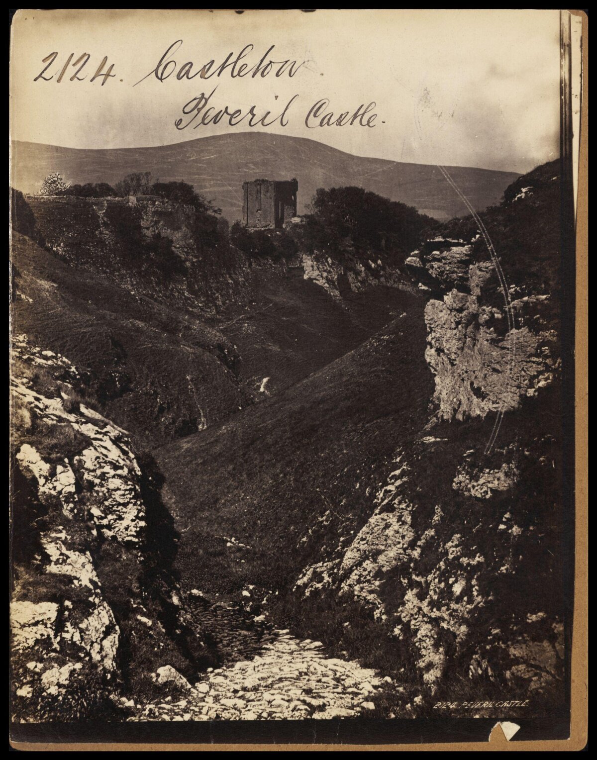Peveril Castle Ruins at Castleton