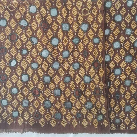 Traditional Embroidered Mirror Work Fabric
