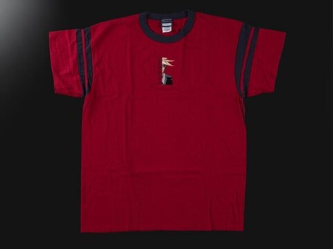 Vintage Red Anime Print T-shirt