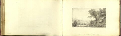 1831 Italian Landscape Sketch