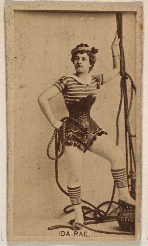 Vintage Portrait of Performer Ida Rae