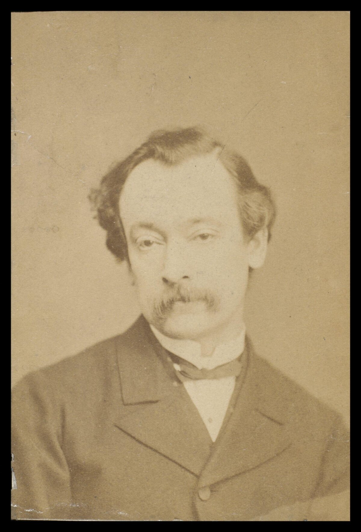 Vintage Bust Portrait of Victorian Man