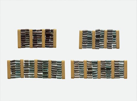 Four Beaded Rectangular Jewelry Pieces