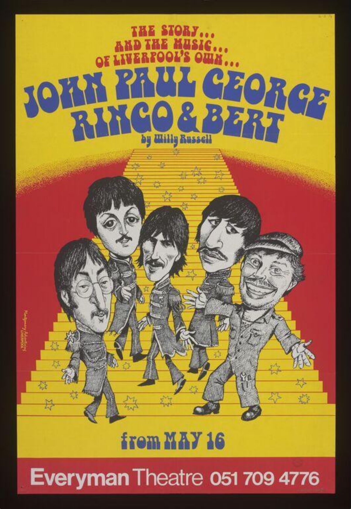John Paul George Ringo & Bert Theatre Poster
