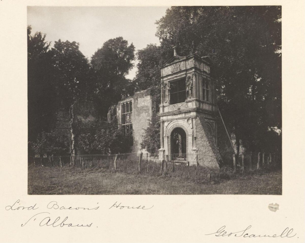 Ruins of Lord Bacon's House St Albans