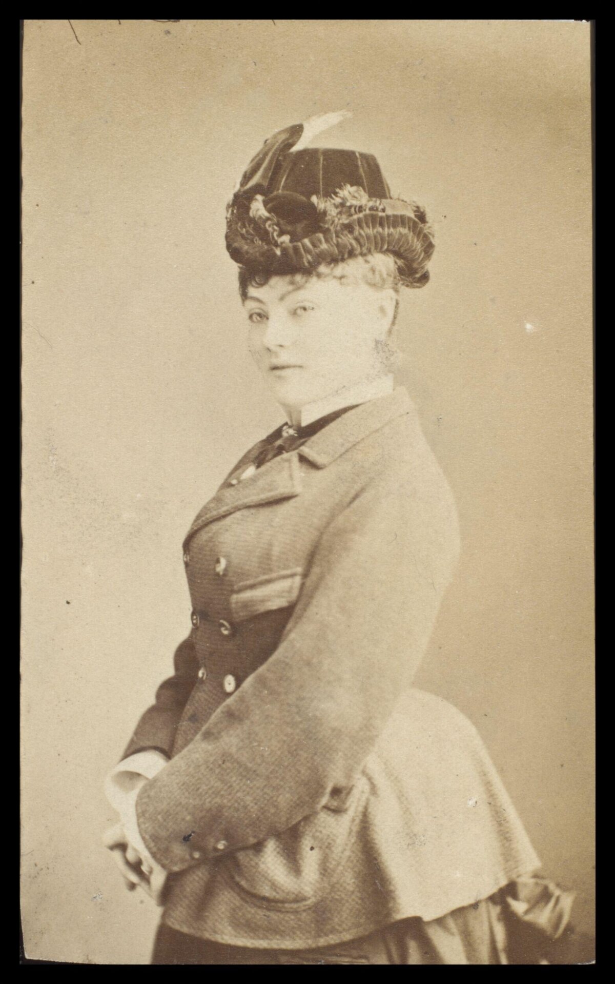 Victorian Woman Studio Portrait