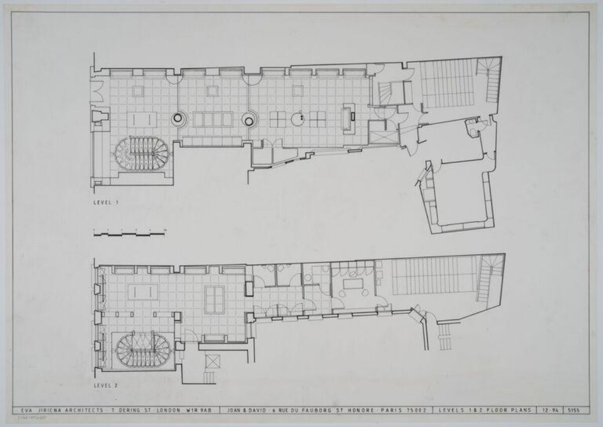 Two Level Architectural Floor Plans