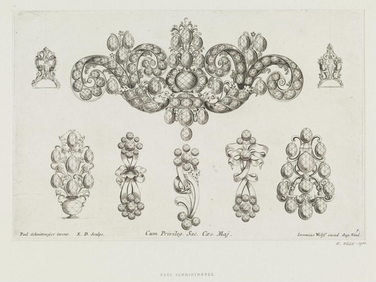 Vintage Jewelry Design Engraving