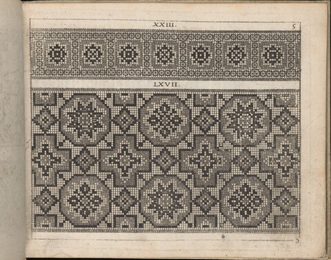 Antique Cross Stitch Pattern Page