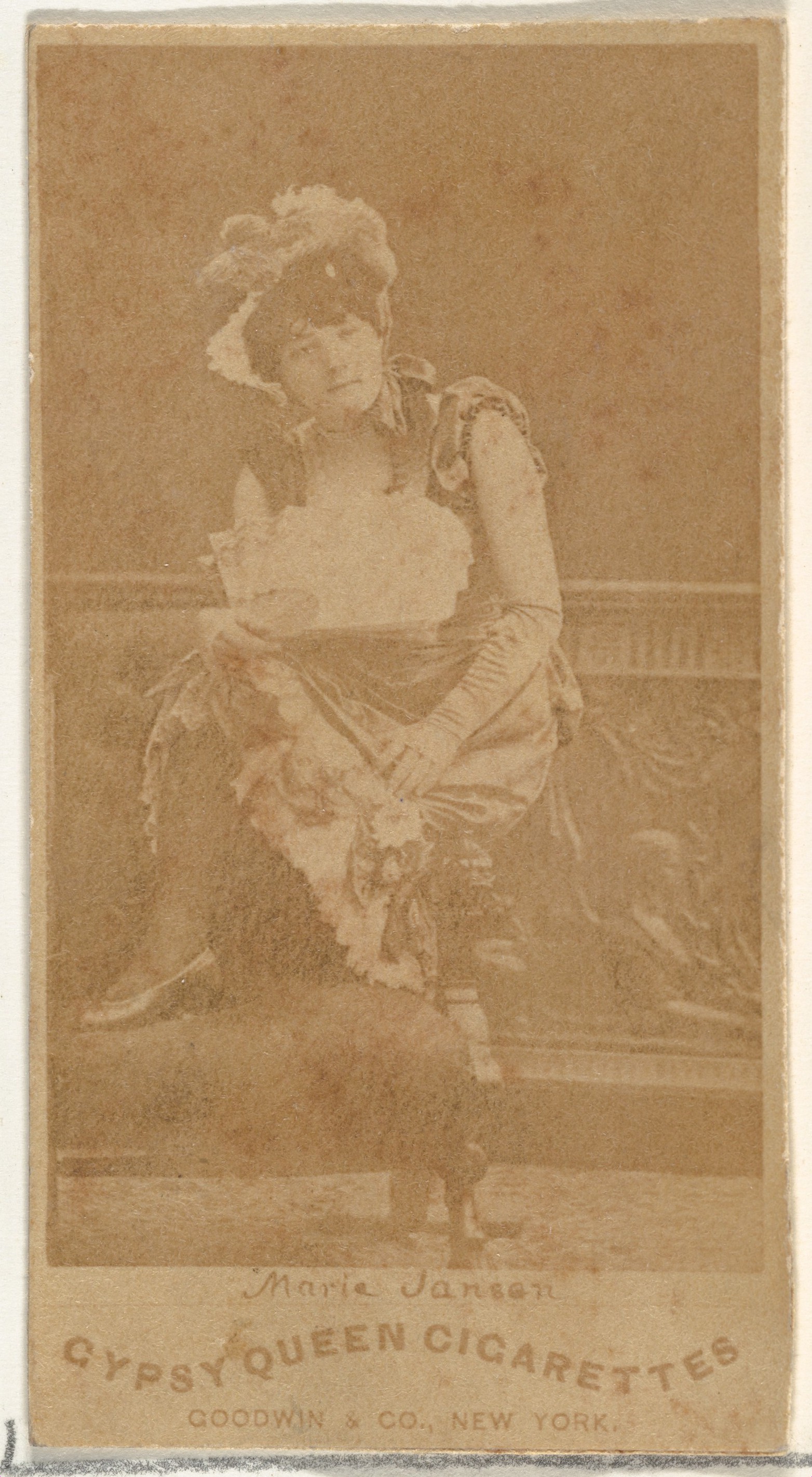 Marie Jansen Gypsy Queen Cigarette Card