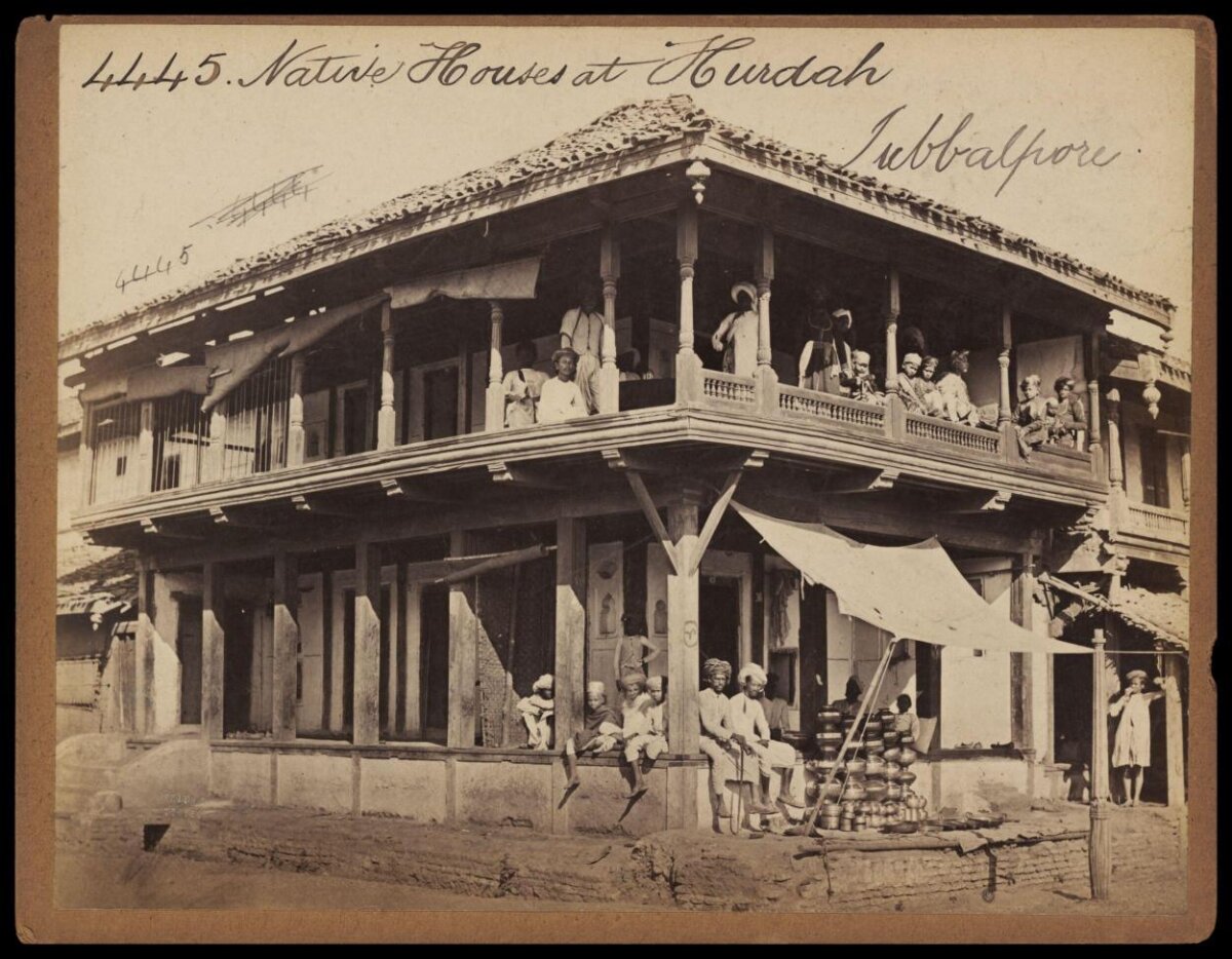Native Houses at Hurdah Jubbalpore