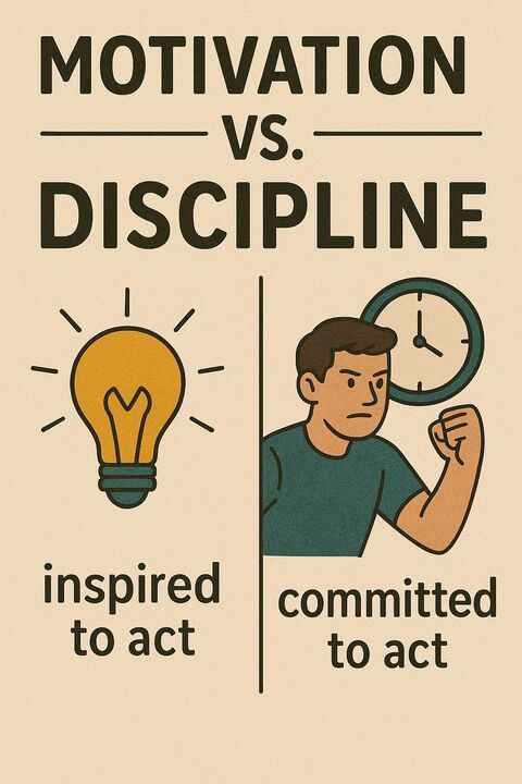 Motivation vs Discipline Comparison