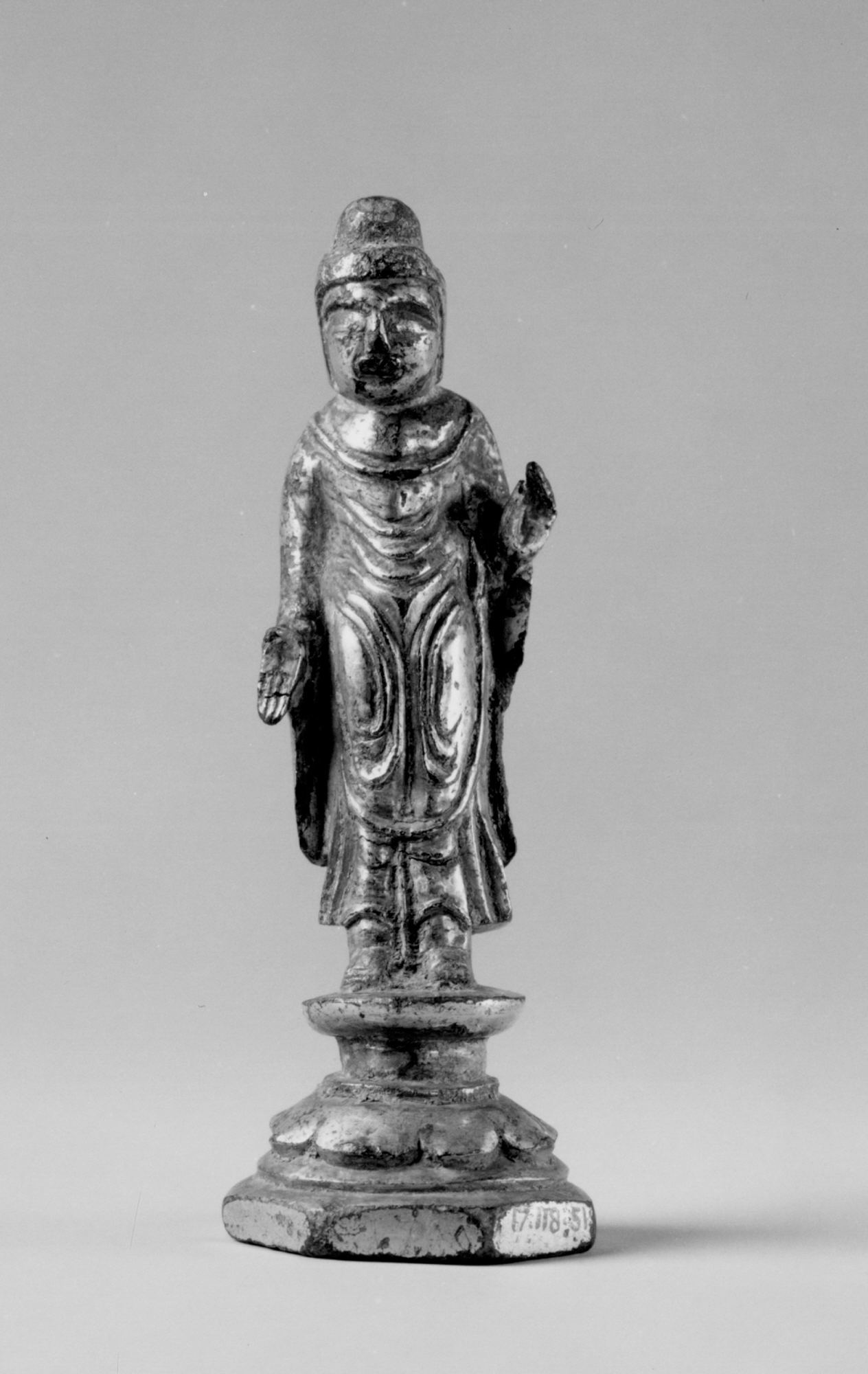 Ancient Standing Buddha Statue