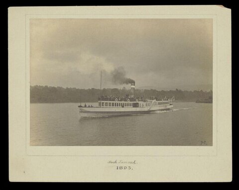 1893 Steamboat on Loch Lomond