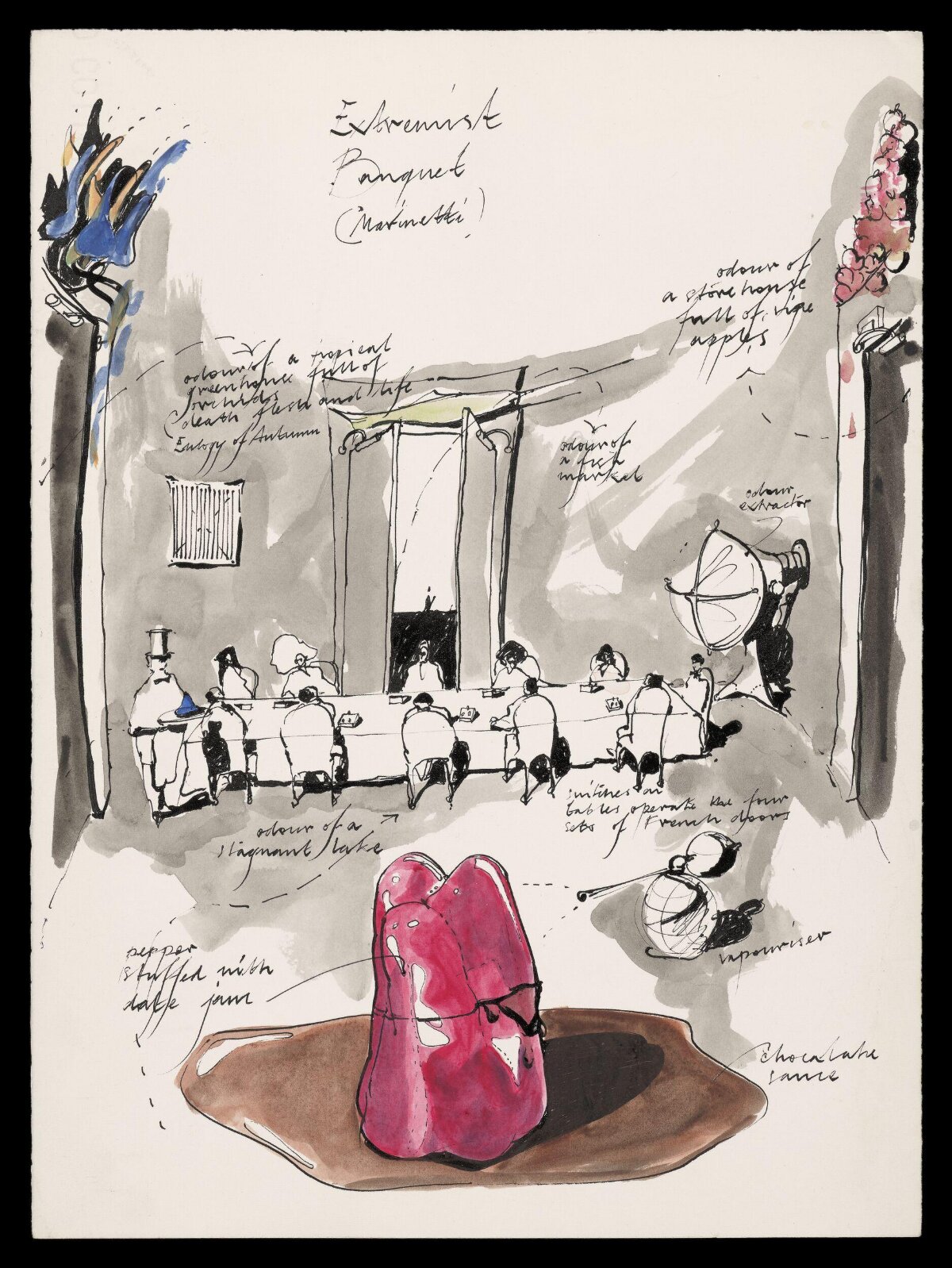 Extremist Banquet Concept Sketch