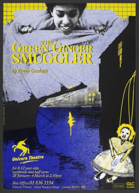 The Green Ginger Smuggler Theatre Poster