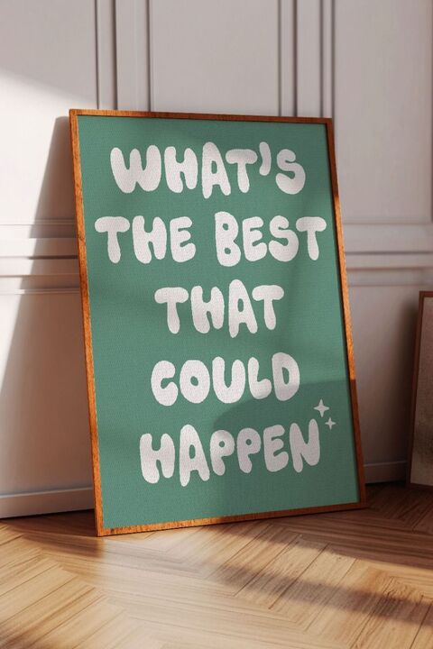 Framed Motivational Quote Wall Art