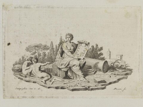Allegory of Architecture Etching