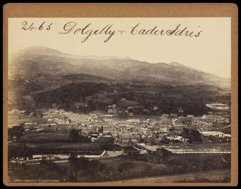 Vintage View of Dolgelly and Cader Idris