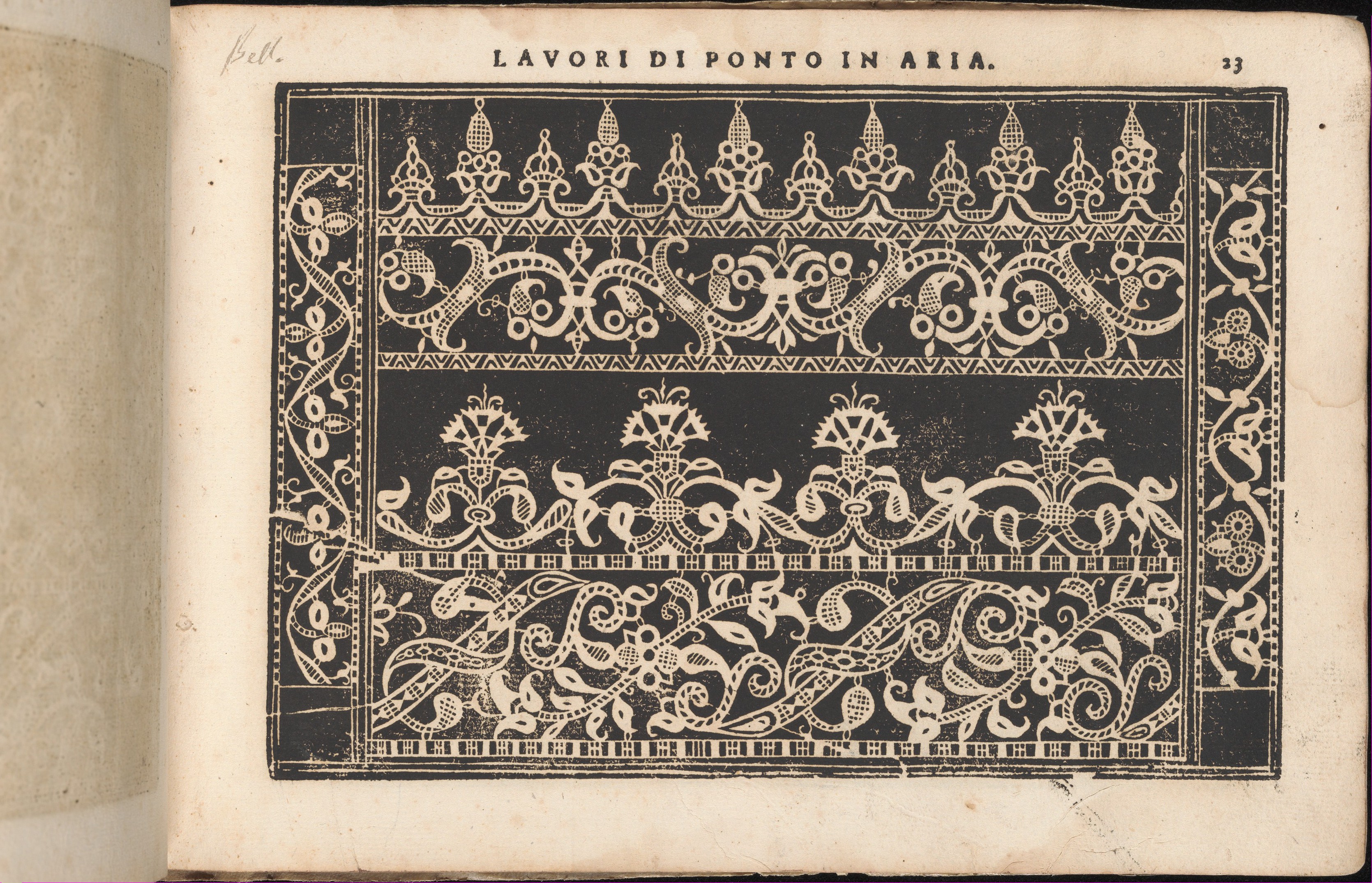 Antique Lace Embroidery Pattern