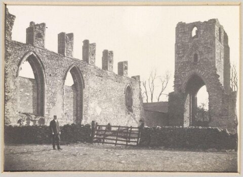 Vintage Photo of Stone Ruins